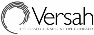 VERSAH THE OSSEODENSIFICATION COMPANY trademark