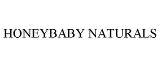 HONEYBABY NATURALS trademark