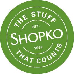 SHOPKO THE STUFF THAT COUNTS EST. 1962 trademark