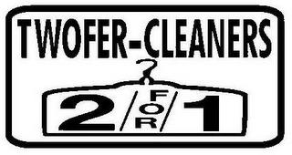 TWOFER-CLEANERS 2 FOR 1 trademark