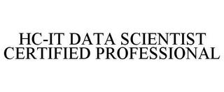 HC-IT DATA SCIENTIST CERTIFIED PROFESSIONAL trademark