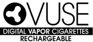 VUSE DIGITAL VAPOR CIGARETTES RECHARGEABLE trademark