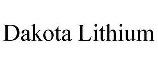 DAKOTA LITHIUM trademark