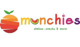 MUNCHIES SHAKES · SNACKS & MORE trademark