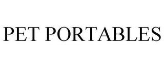 PET PORTABLES trademark