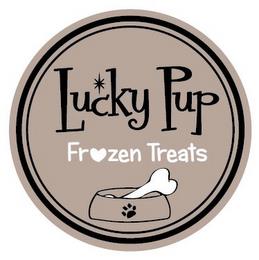 LUCKY PUP FROZEN TREATS trademark