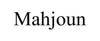 MAHJOUN trademark