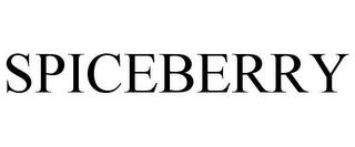 SPICEBERRY trademark