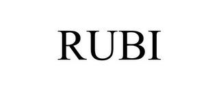 RUBI trademark