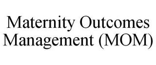 MATERNITY OUTCOMES MANAGEMENT (MOM) trademark