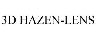 3D HAZEN-LENS trademark