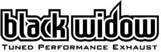 BLACK WIDOW TUNED PERFORMANCE EXHAUST trademark