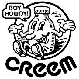 BOY HOWDY! CREEM trademark