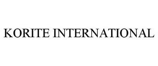 KORITE INTERNATIONAL trademark