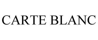 CARTE BLANC trademark