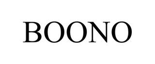 BOONO trademark