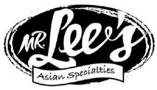 MR. LEE'S ASIAN SPECIALTIES trademark