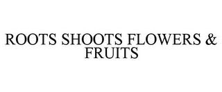 ROOTS SHOOTS FLOWERS & FRUITS trademark