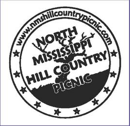 NORTH MISSISSIPPI HILL COUNTRY PICNIC WWW.NMSHILLCOUNTRYPICNIC.COM trademark