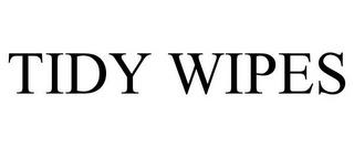 TIDY WIPES trademark