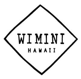 WIMINI HAWAII trademark