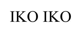 IKO IKO trademark