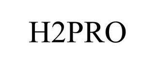 H2PRO trademark