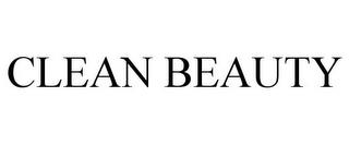 CLEAN BEAUTY trademark