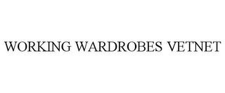 WORKING WARDROBES VETNET trademark