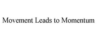 MOVEMENT LEADS TO MOMENTUM trademark