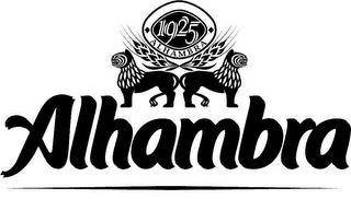 1925 ALHAMBRA ALHAMBRA trademark