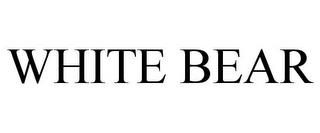 WHITE BEAR trademark