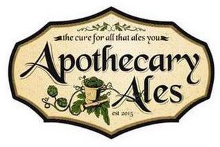 APOTHECARY ALES THE CURE FOR ALL THAT ALES YOU EST 2015 trademark