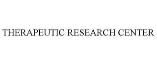 THERAPEUTIC RESEARCH CENTER trademark