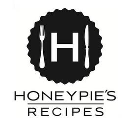 H HONEYPIE'S RECIPES trademark