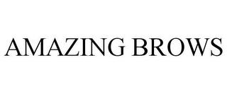 AMAZING BROWS trademark