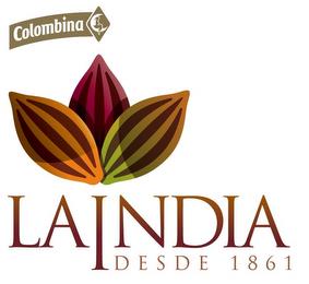 COLOMBINA LA INDIA DESDE 1861 trademark