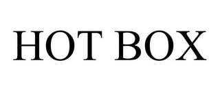 HOT BOX trademark