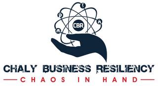 CBR CHALY BUSINESS RESILIENCY CHAOS IN HAND trademark