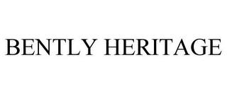 BENTLY HERITAGE trademark