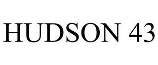 HUDSON 43 trademark