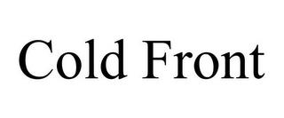 COLD FRONT trademark