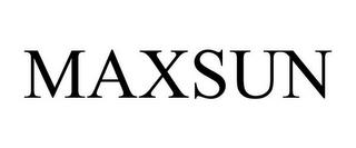 MAXSUN trademark