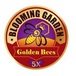 BLOOMING GARDEN GOLDEN BEES 5X trademark