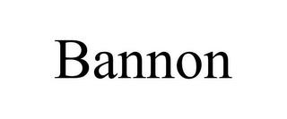 BANNON trademark