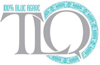 100% BLUE AGAVE TLQ trademark