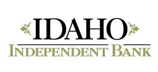 IDAHO INDEPENDENT BANK trademark