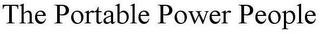 THE PORTABLE POWER PEOPLE trademark