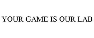 YOUR GAME IS OUR LAB trademark