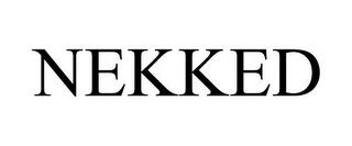 NEKKED trademark